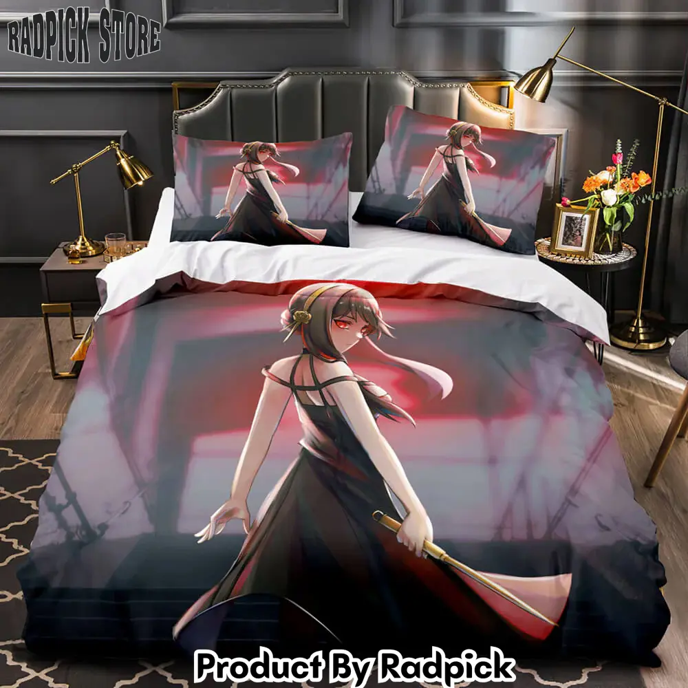 Spy x family bedding set quilt duvet cover bed sheet for room decoration  rp0429195